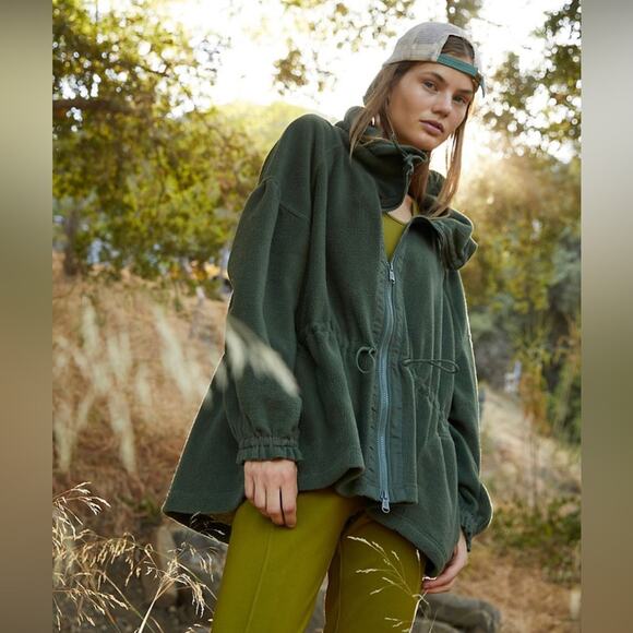 NWT! Free People She's All That Fleece Jacket size XS